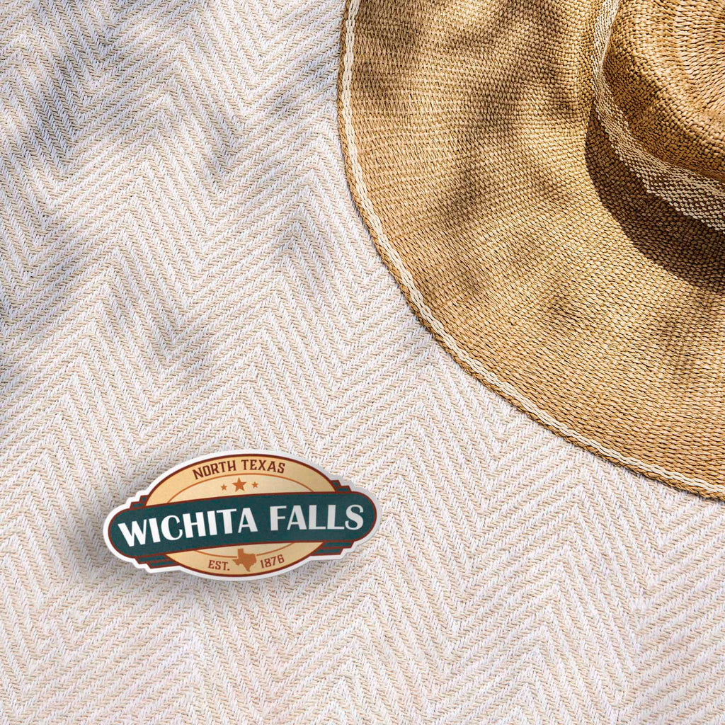 Wichita Falls Texas Badge Sticker