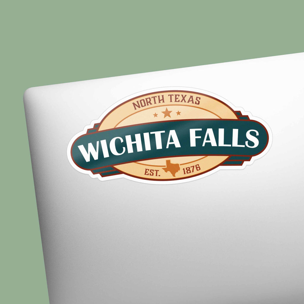 Wichita Falls Texas Badge Sticker