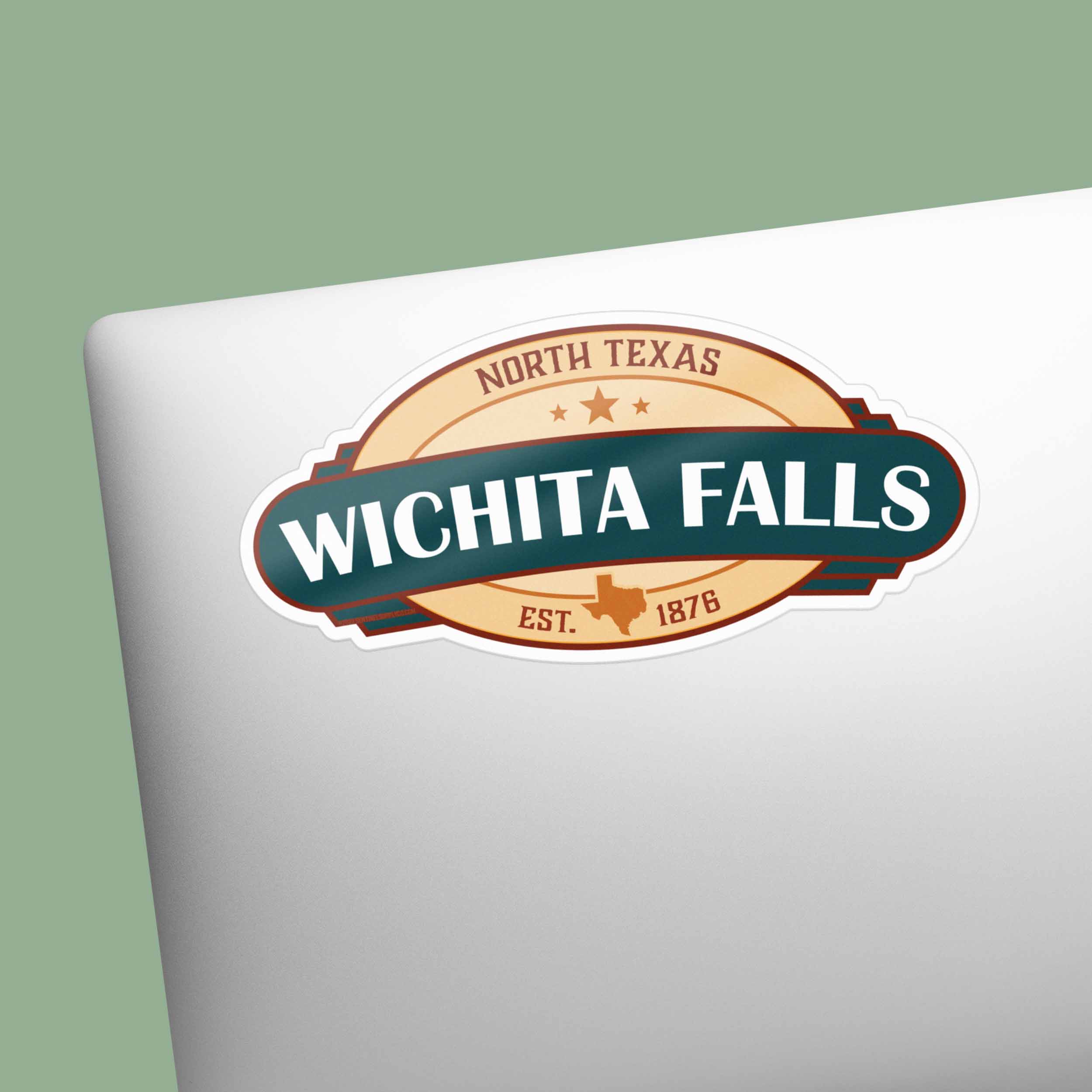 Wichita Falls Texas Badge Sticker