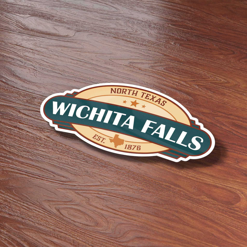 Wichita Falls Texas Badge Sticker