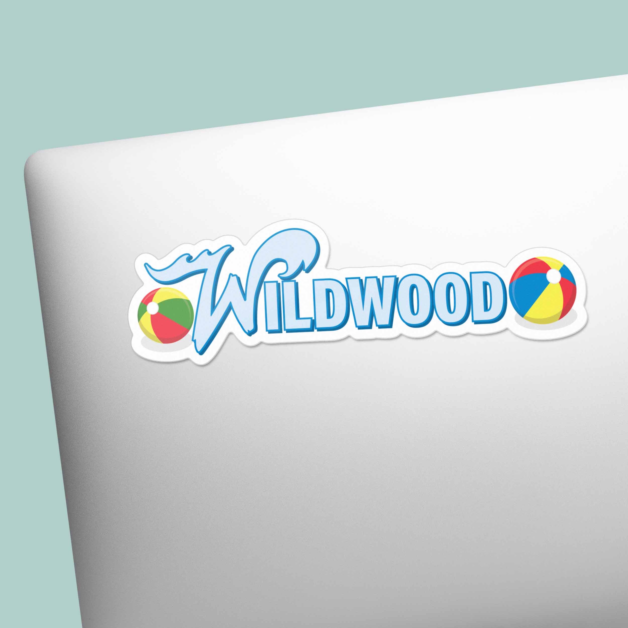 Wildwood NJ Beach Ball Sticker
