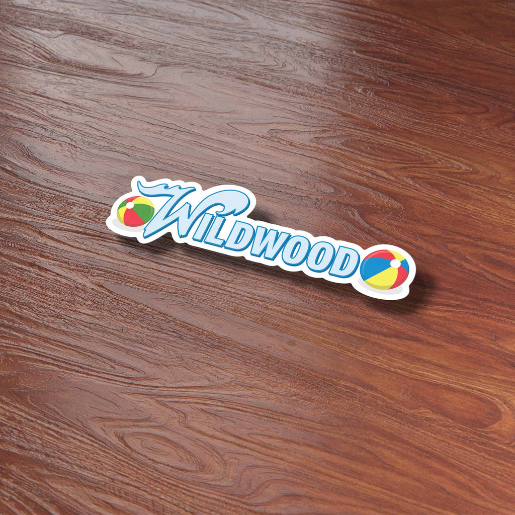Wildwood NJ Beach Ball Sticker