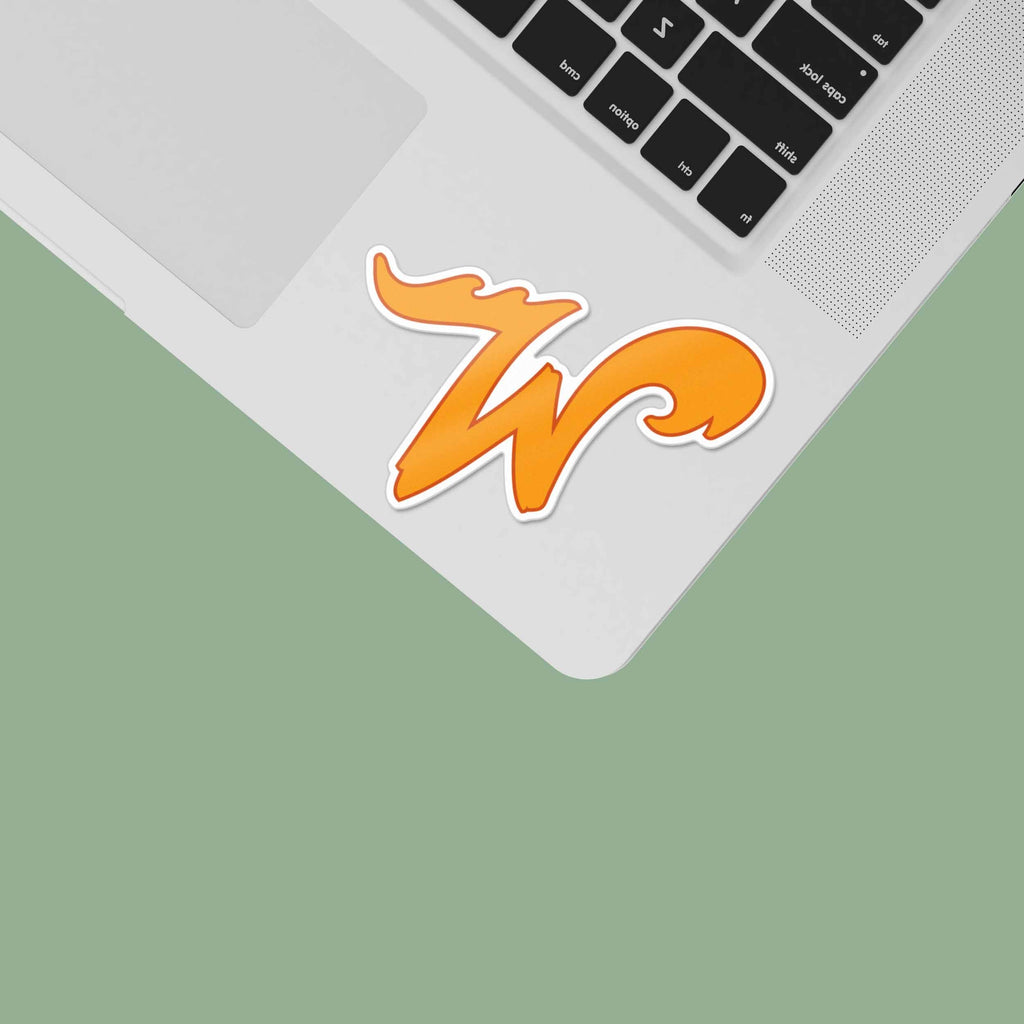 Retro W Wildwood New Jersey Sticker