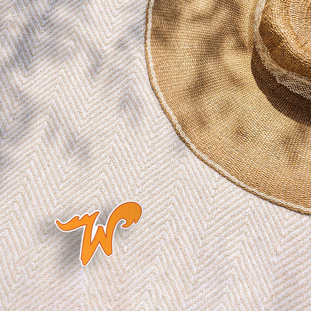 Retro W Wildwood New Jersey Sticker