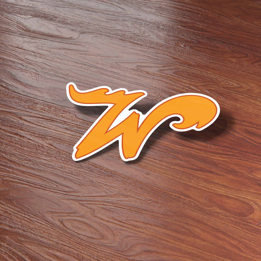 Retro W Wildwood New Jersey Sticker