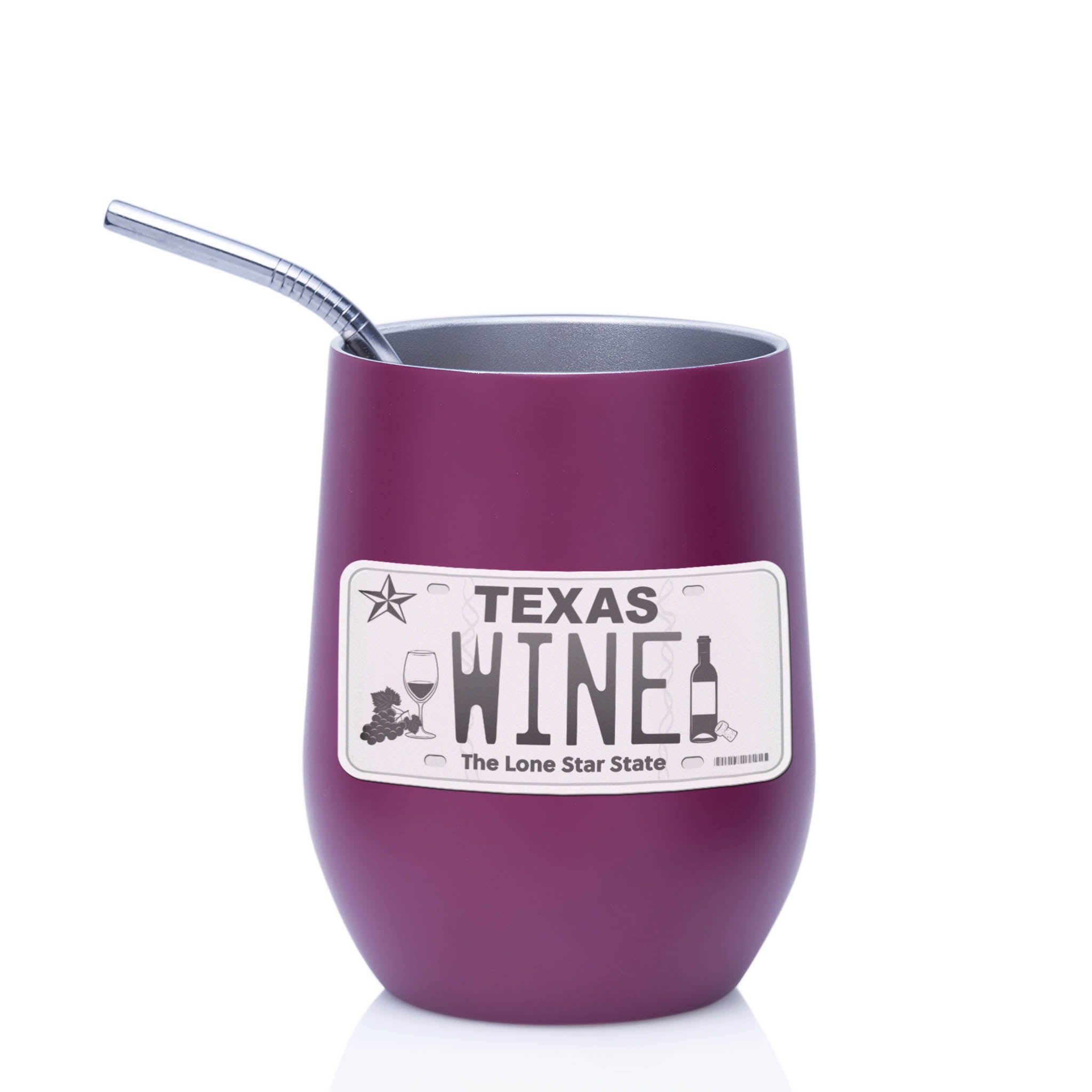 Texas Wine Country License Plate Sticker