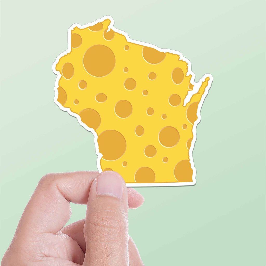 Wisconsin Cheese Sticker - Funny Midwest Decal