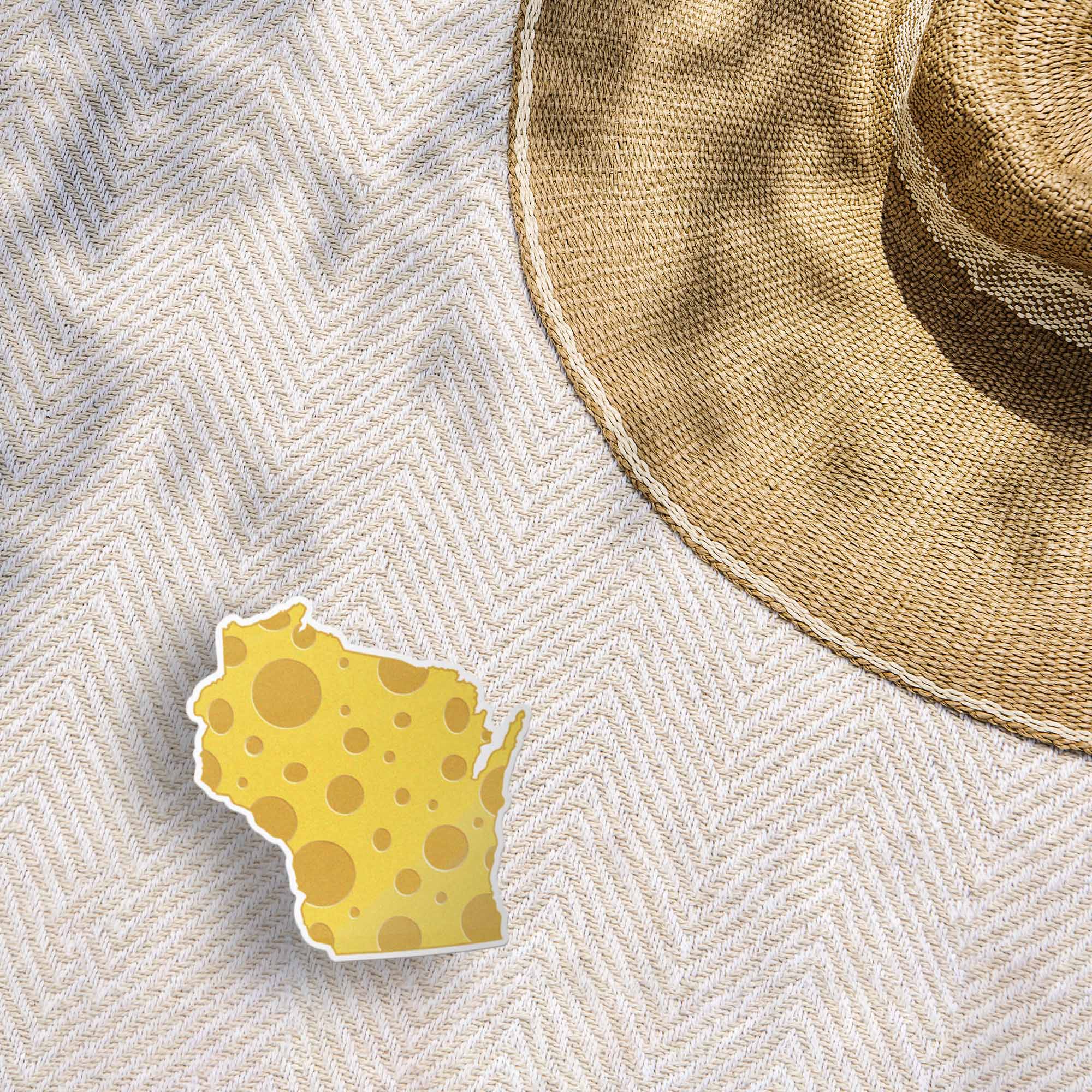 Wisconsin Cheese Sticker - Funny Midwest Decal