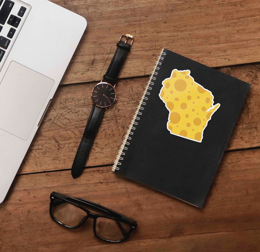 Wisconsin Cheese Sticker - Funny Midwest Decal