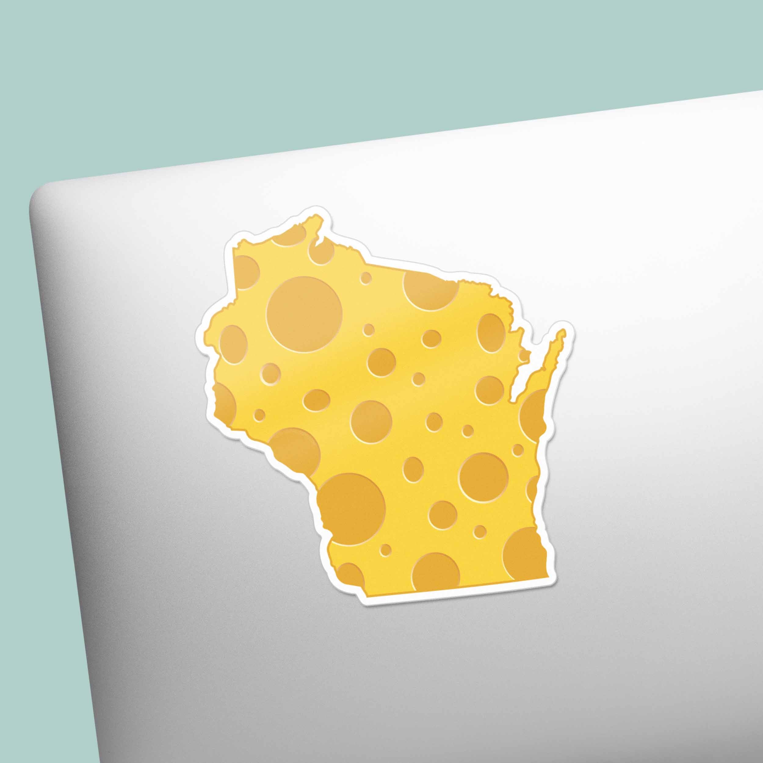 Wisconsin Cheese Sticker - Funny Midwest Decal