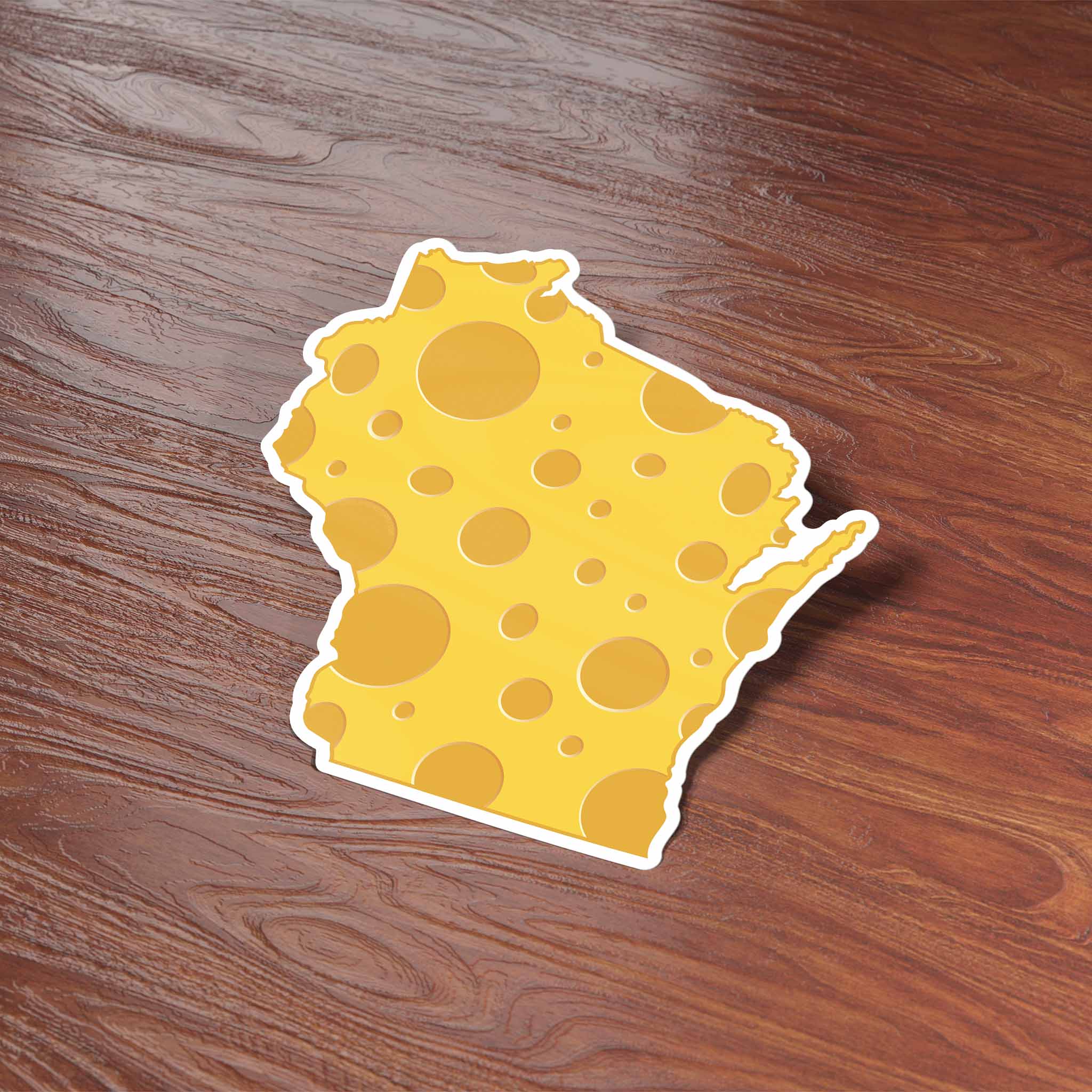 Wisconsin Cheese Sticker - Funny Midwest Decal