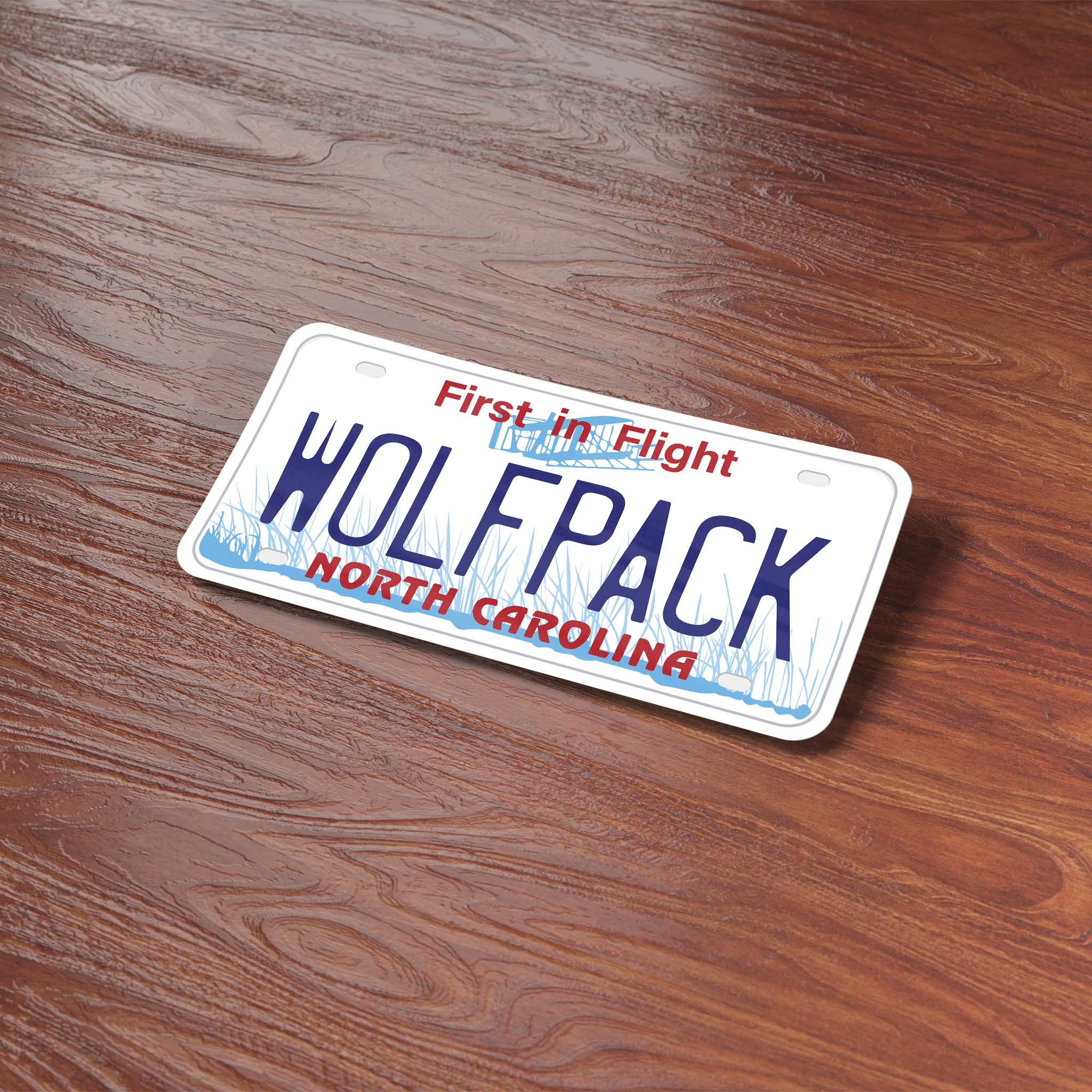 Wolfpack North Carolina License Plate Sticker