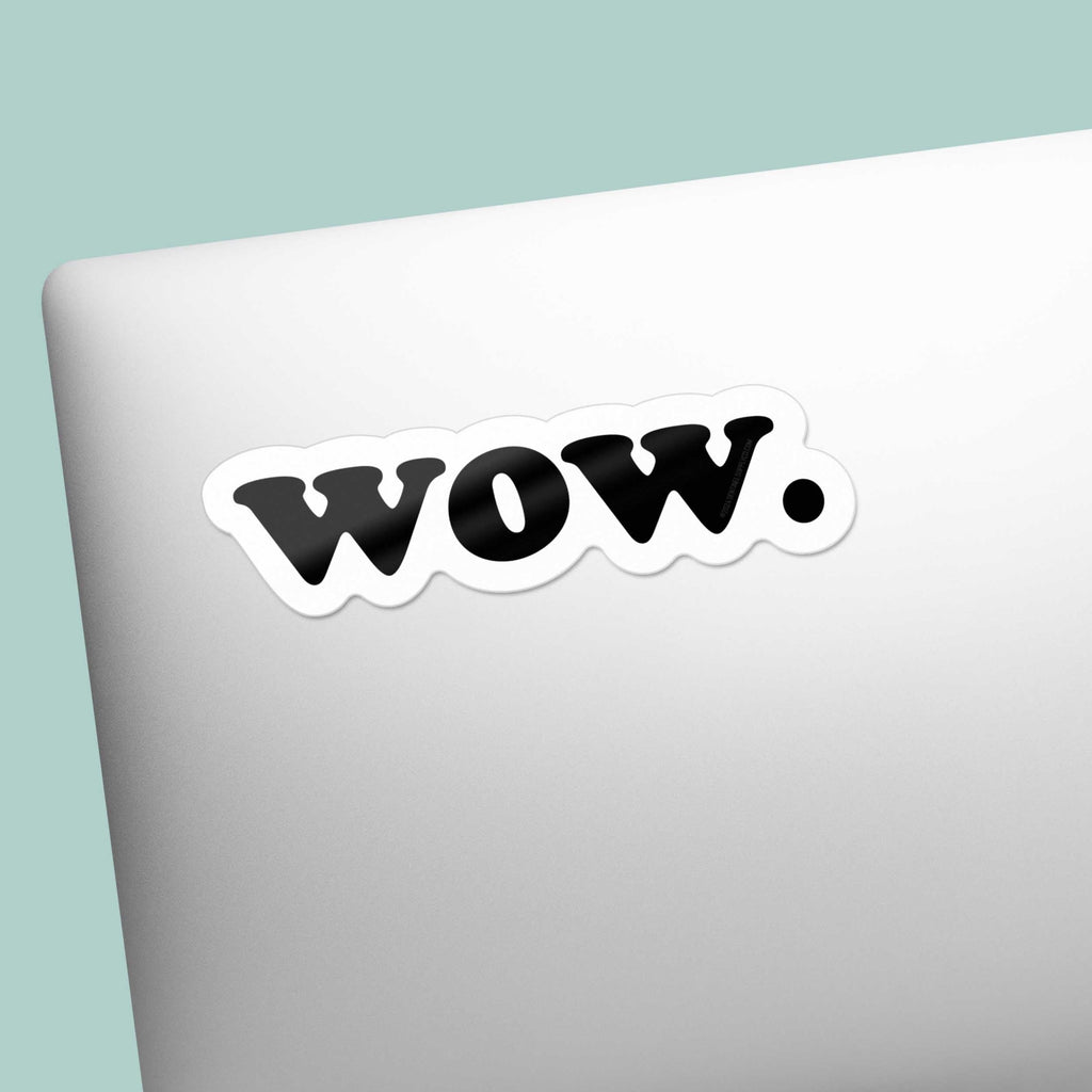 Wow Sticker