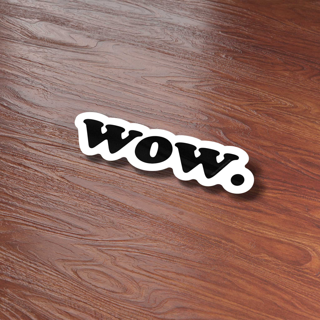Wow Sticker