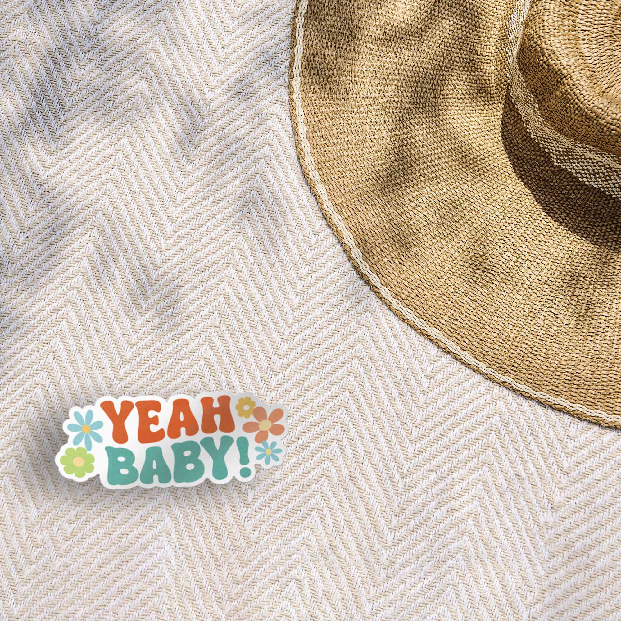 Yeah Baby Funny Movie Quote Sticker