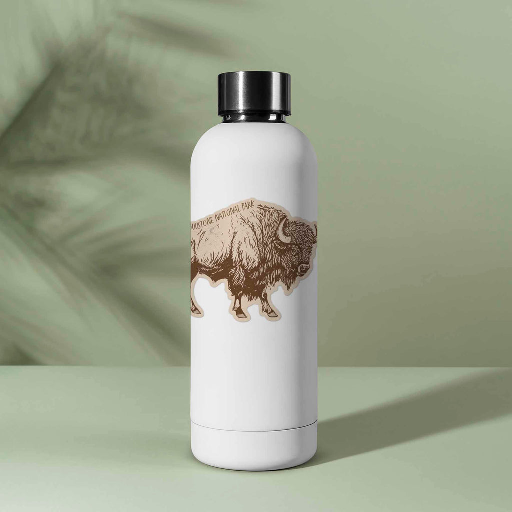 Yellowstone National Park Wyoming Buffalo Sticker