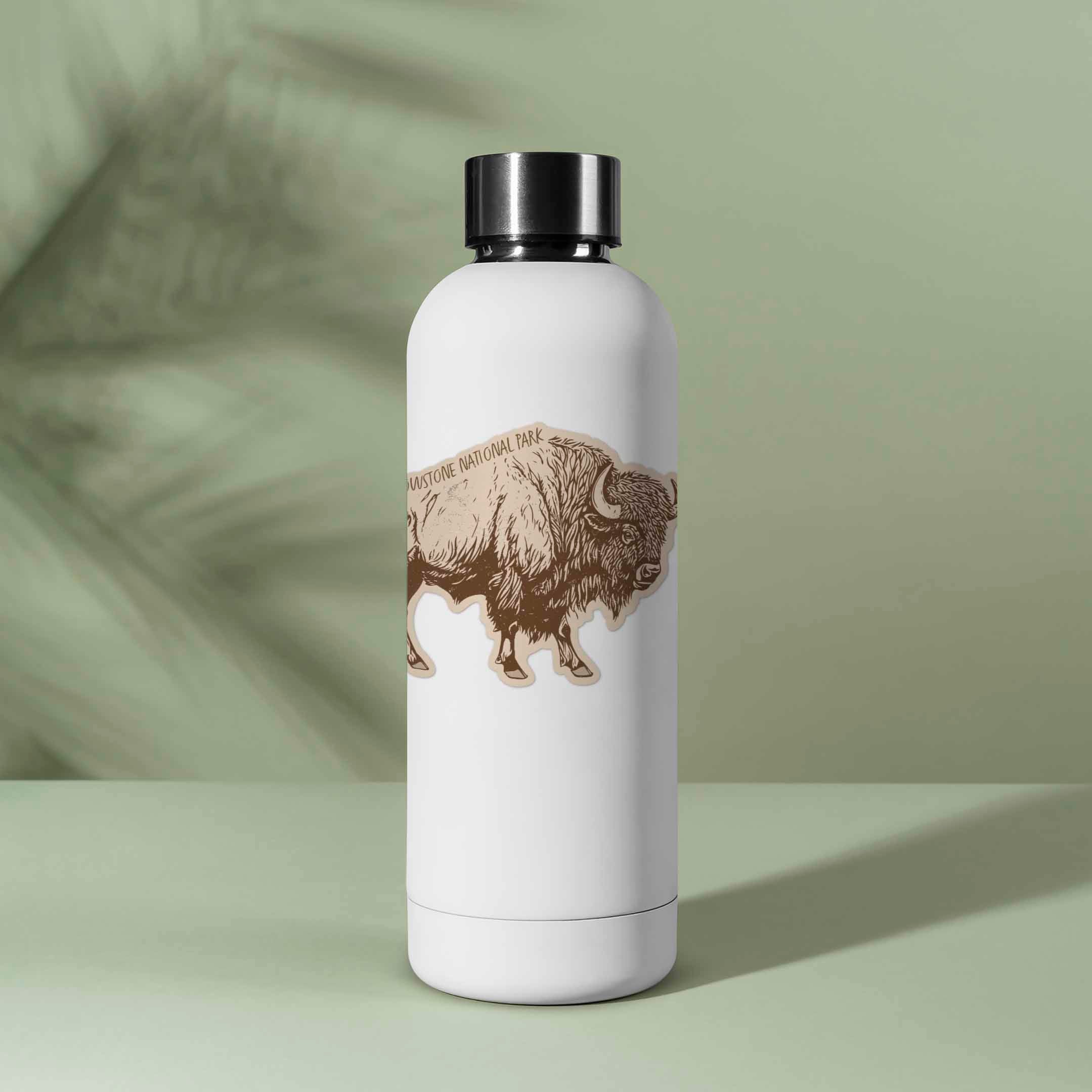 Yellowstone National Park Wyoming Buffalo Sticker
