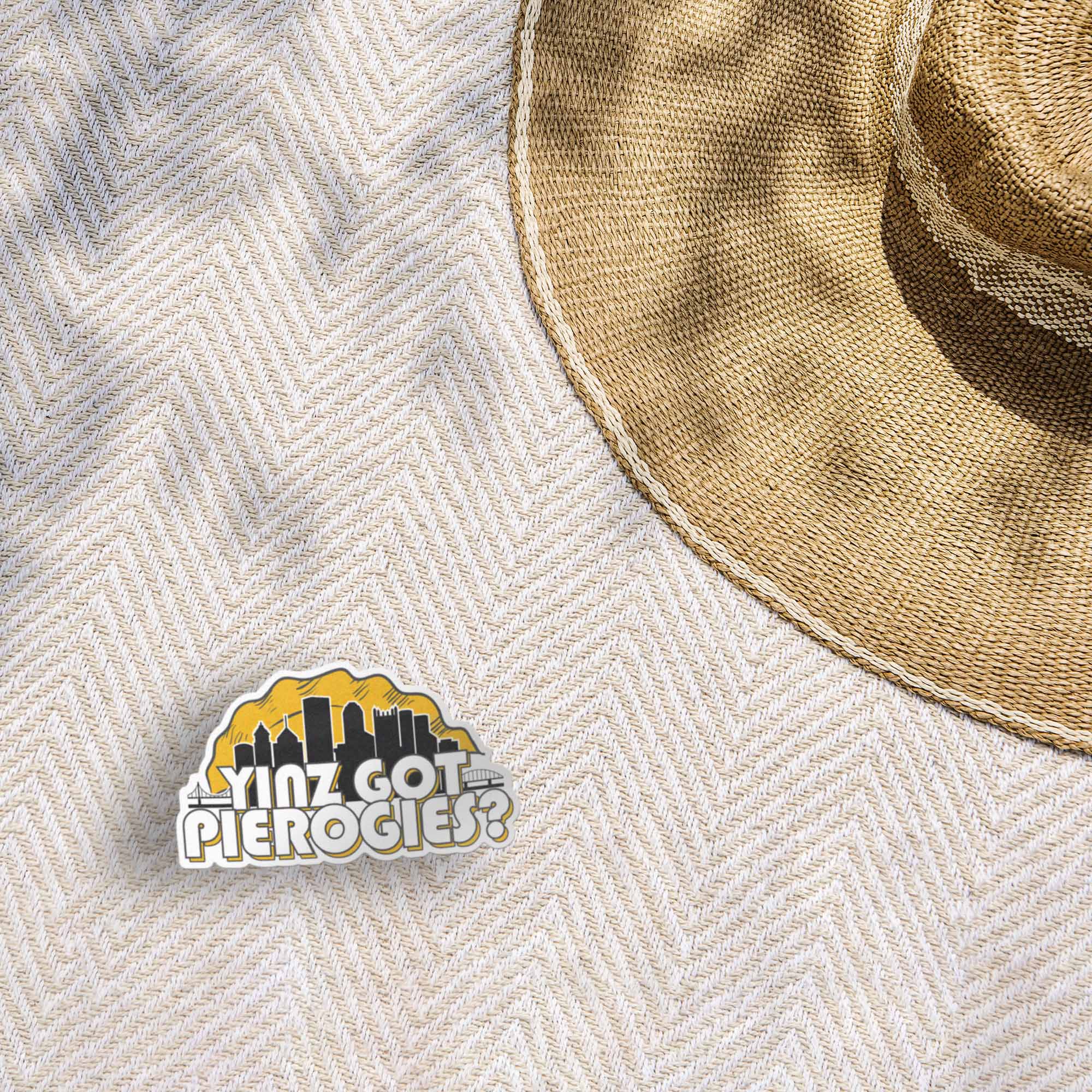 Yinz Got Pierogies Pittsburgh Sticker - Funny PGH Pennsylvania Decal