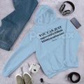"You Can Just Supercalifuckalistic" Graphic Hoodie – Funny Sarcastic Adult Humor Pullover, Rude Fairy Tale Slogan Apparel, Unisex