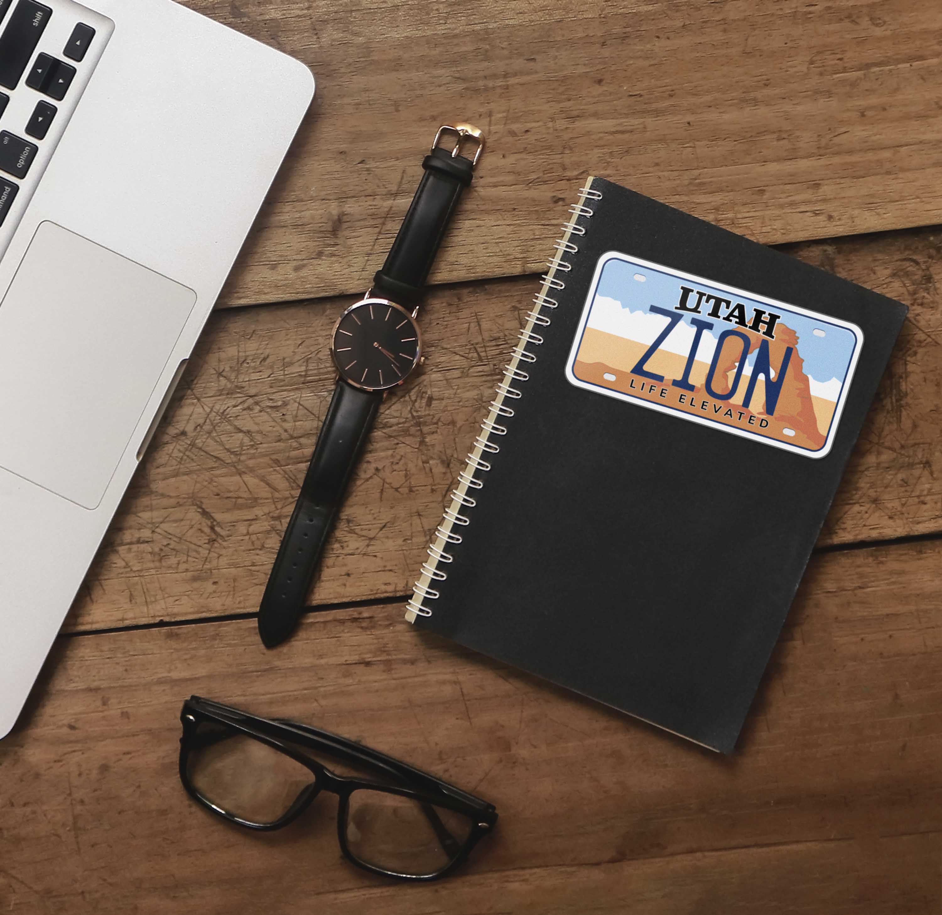 Utah License Plate Stickers - Choose Your UT City or National Park Decal