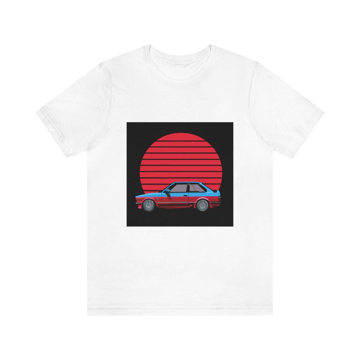 vintage style e30 2 door tshirt
