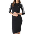 adidas Women's 3 Stripes Dress -Black