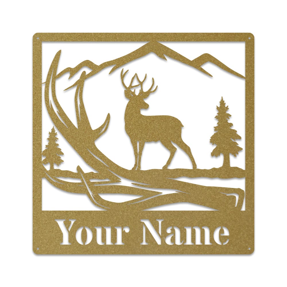 Buck Antler Monogram