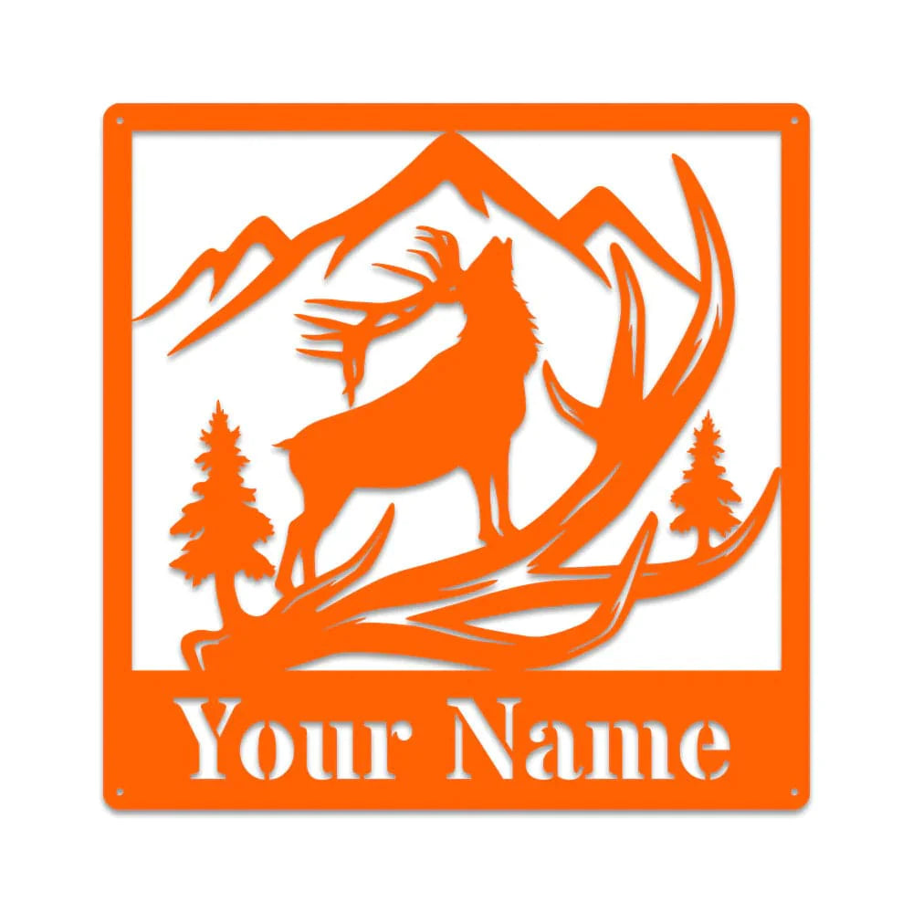 Buck Antler Monogram