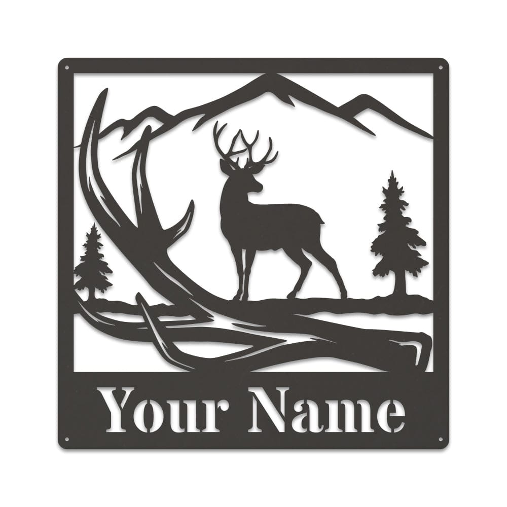 Buck Antler Monogram