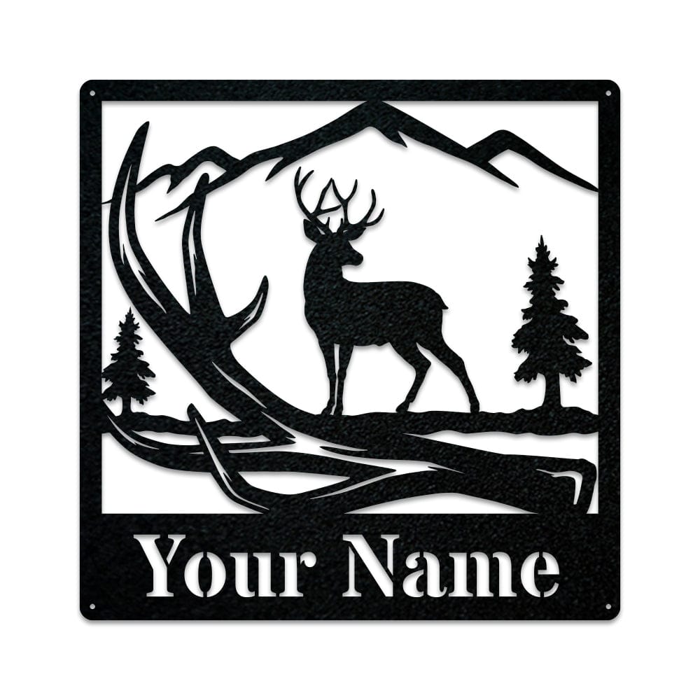 Buck Antler Monogram