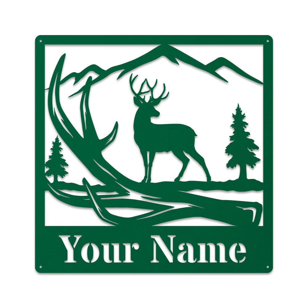 Buck Antler Monogram