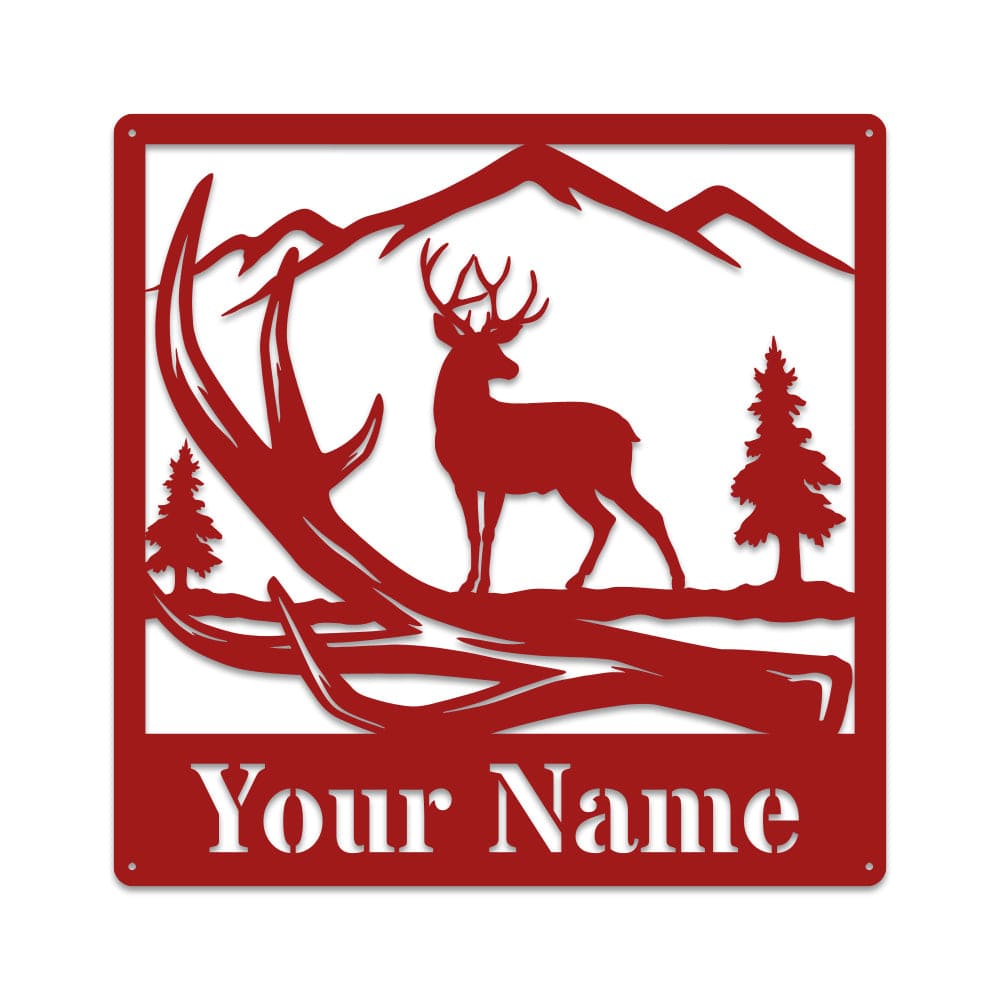 Buck Antler Monogram