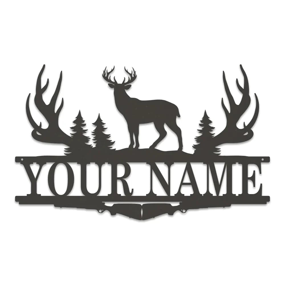 Buck Antler Split Monogram