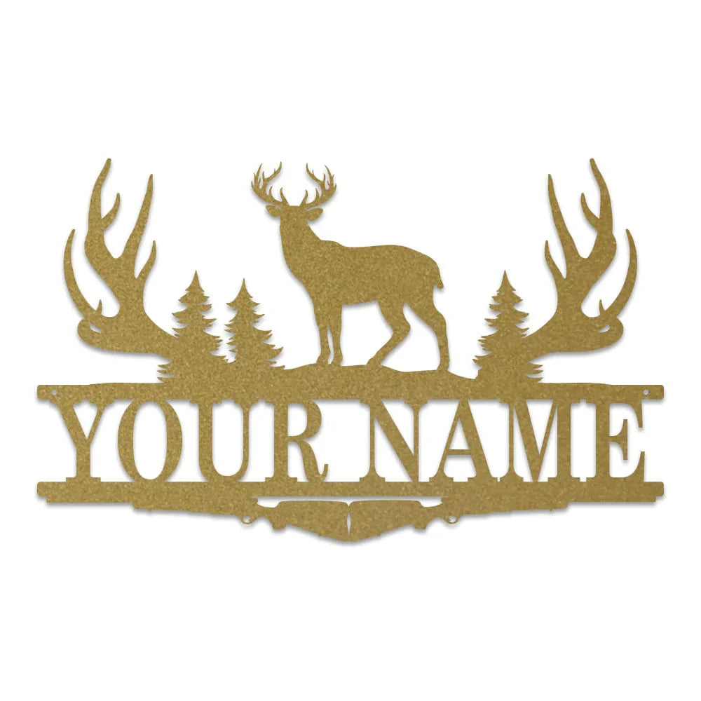 Buck Antler Split Monogram