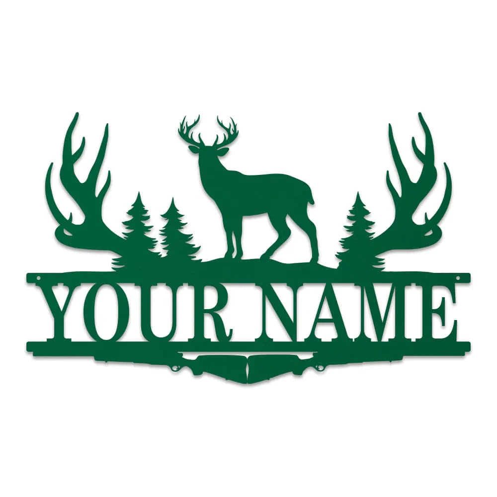 Buck Antler Split Monogram