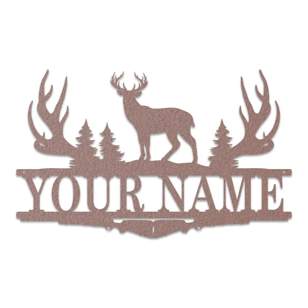 Buck Antler Split Monogram