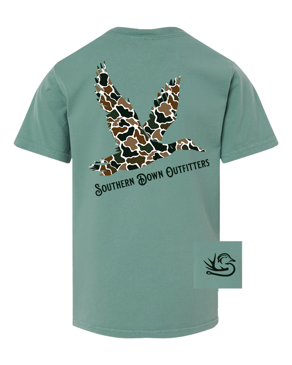 Camo Mallard Youth Tee