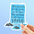 Carl Perkins Nature Quote Sticker
