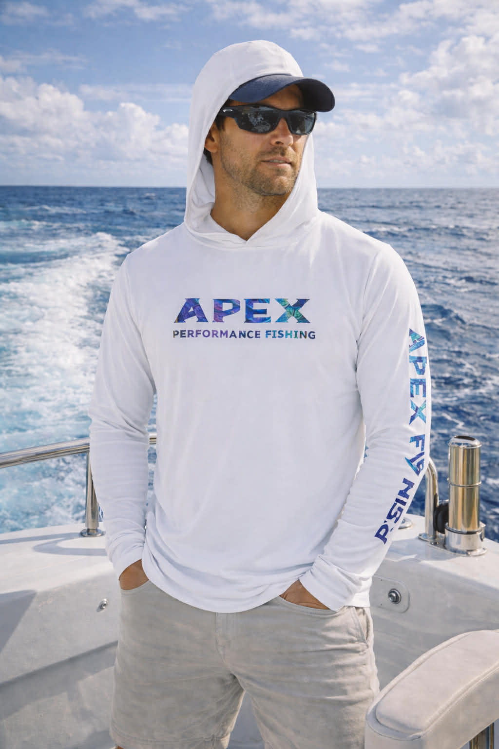 Tarpon White Hoodie