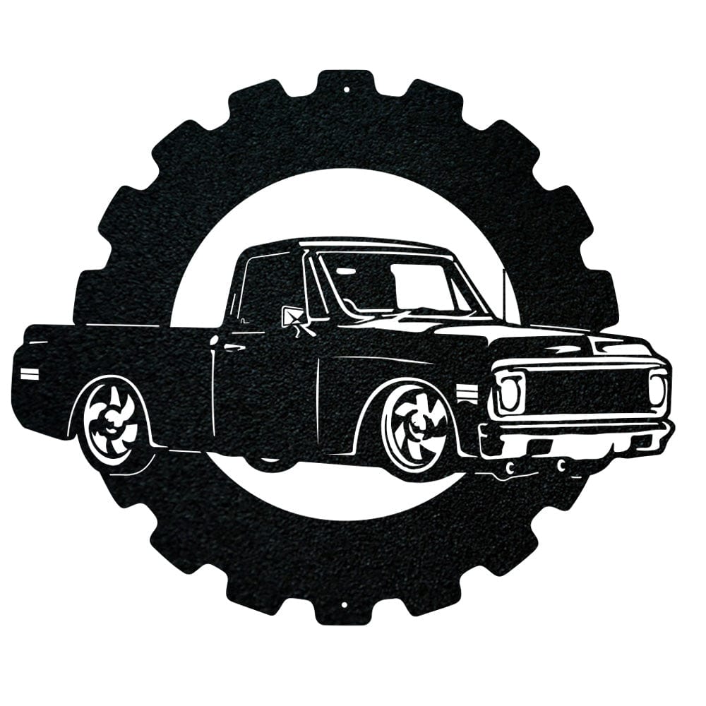 Chevy Classic Truck - Metal Car Collection Sign