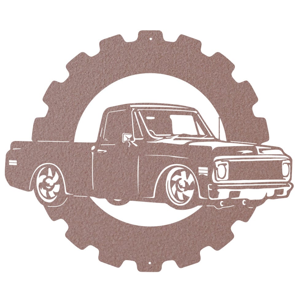 Chevy Classic Truck - Metal Car Collection Sign