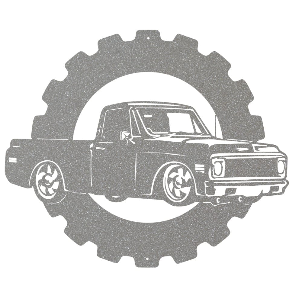 Chevy Classic Truck - Metal Car Collection Sign
