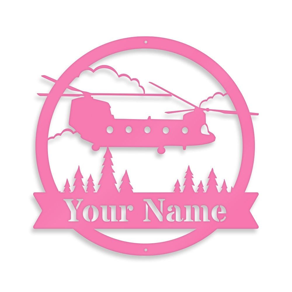 Chinook Helicopter Monogram - Aviator Gift