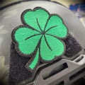 Shamrock Four Leaf Clover Embroidered Cut to Shape - 2.5x2.5 Patch - Luck of the Irish