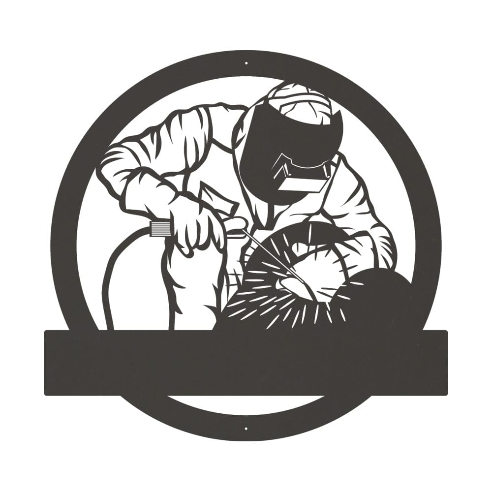 Construction Collection: Welding Monogram Sign