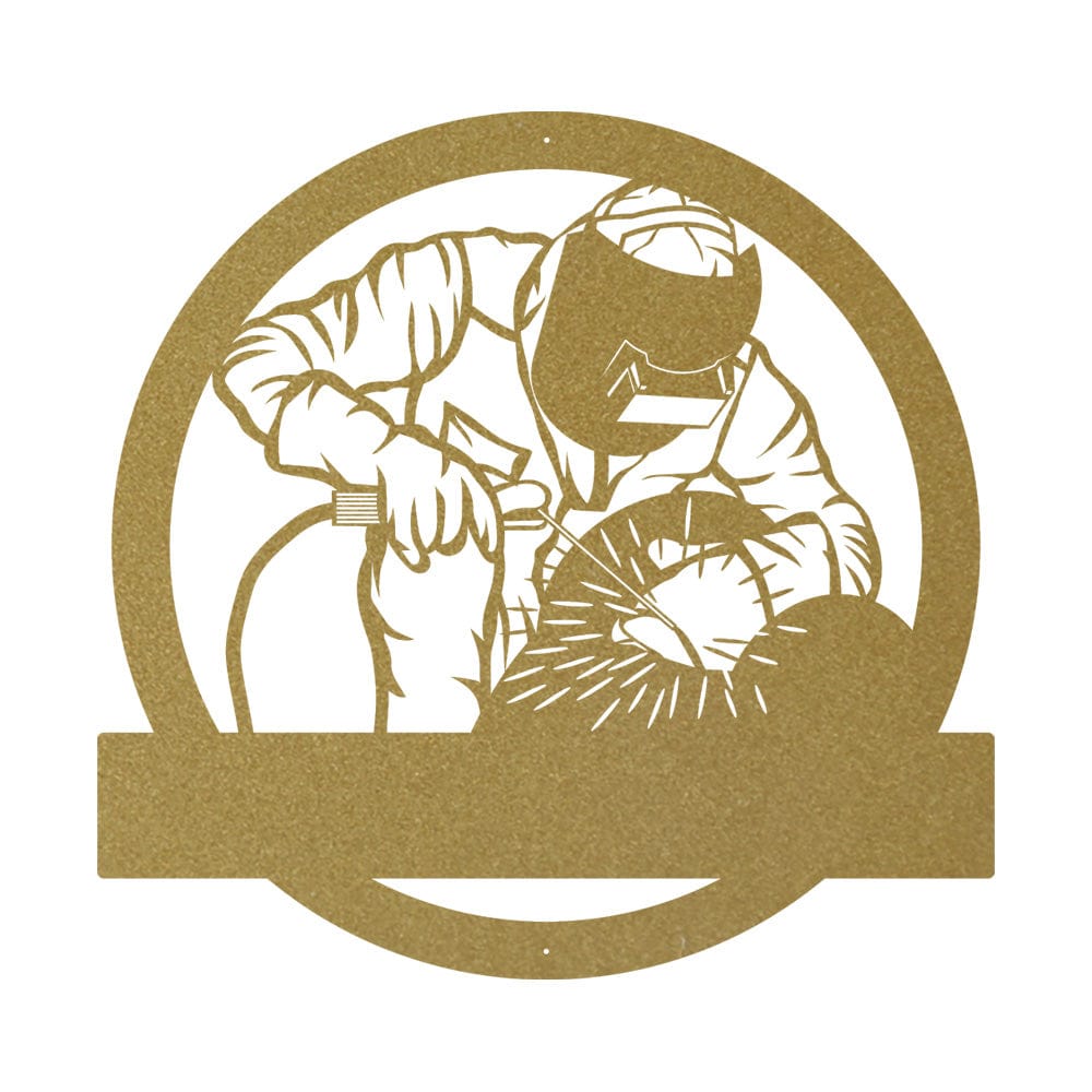Construction Collection: Welding Monogram Sign