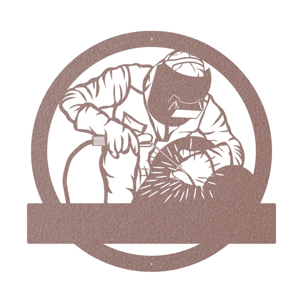 Construction Collection: Welding Monogram Sign