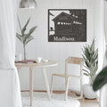 Covered Bridge Sign - Rustic Metal Wall Art | Weather Resistant Home Decor