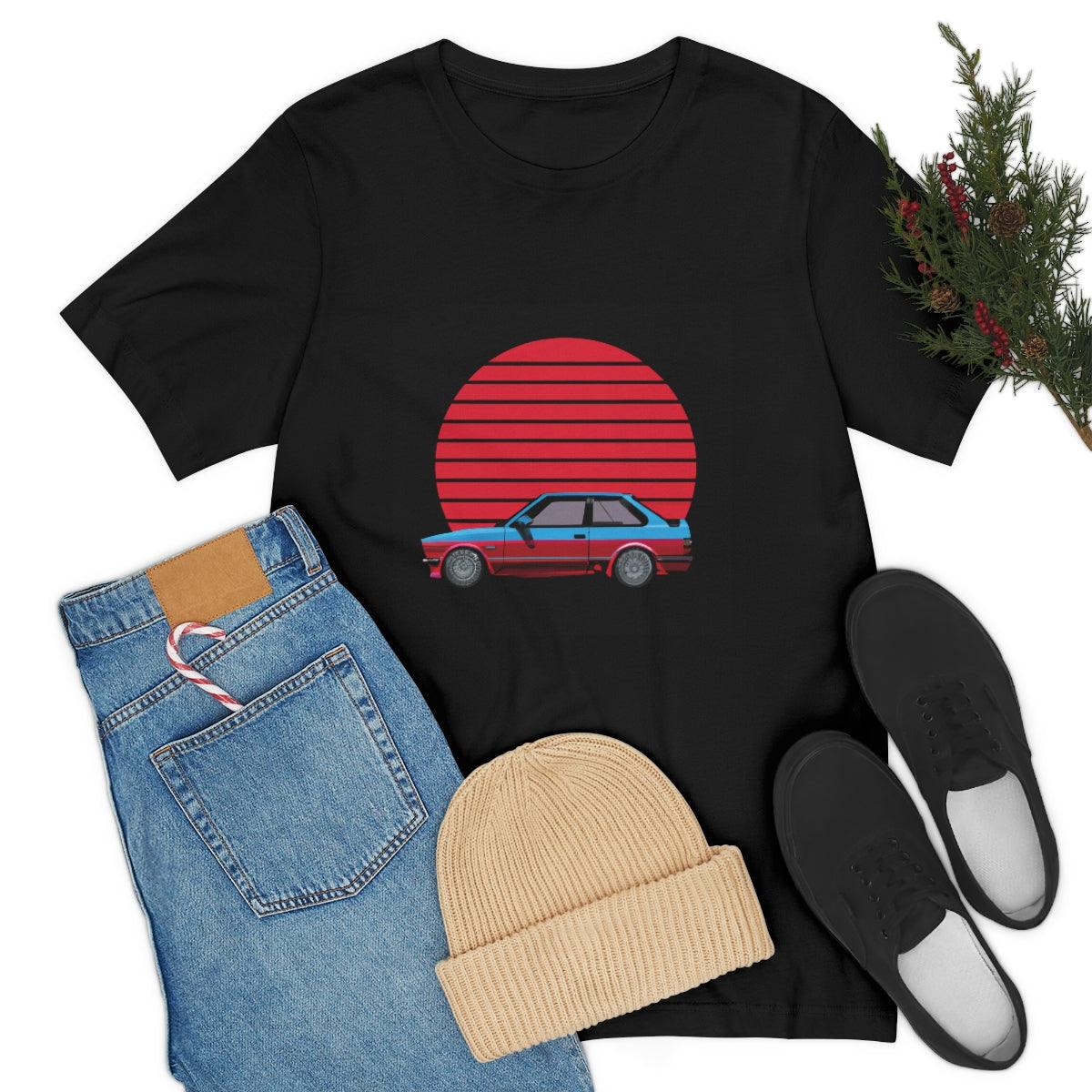 vintage style e30 2 door tshirt