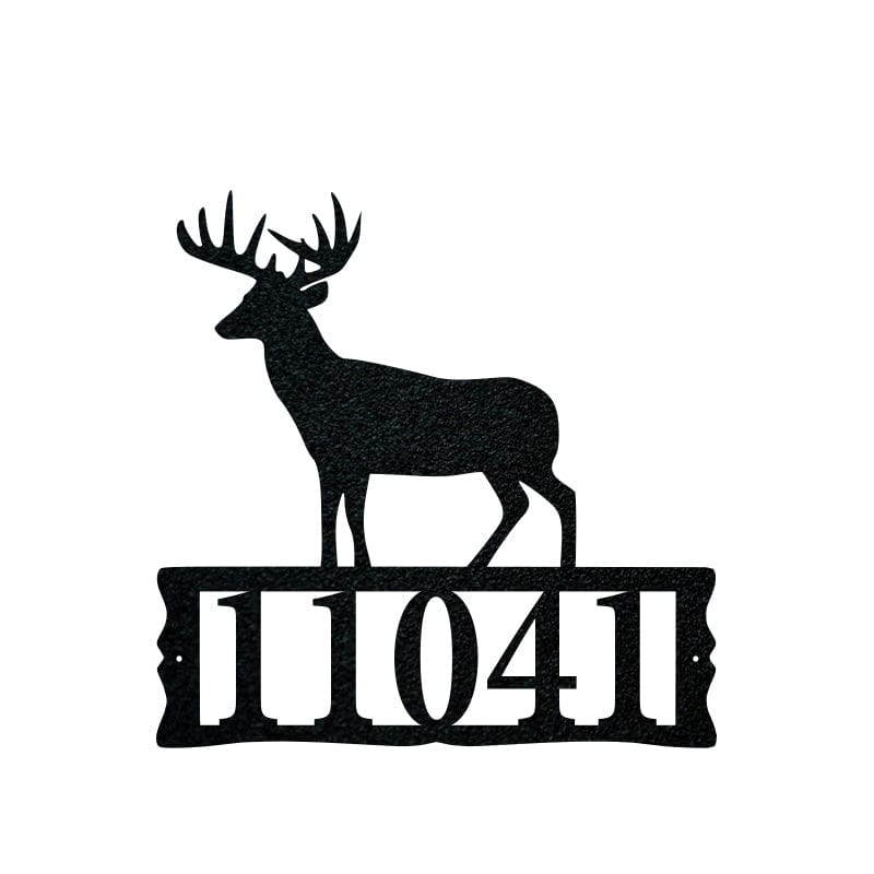Deer Address Sign